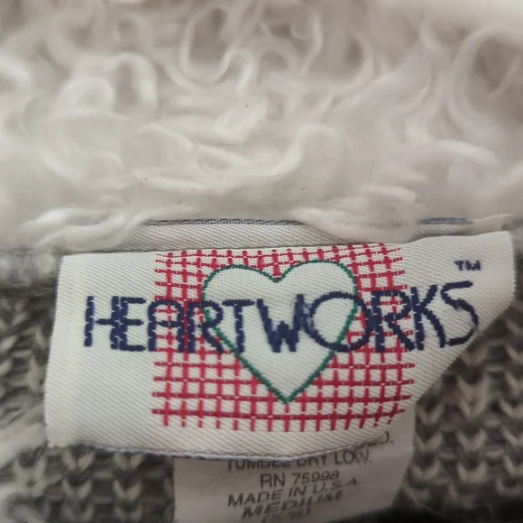 Christmas Vintage Teddy Bear Sweater Size Kids 5/6 - Picture 3 of 12